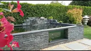 Ein Hochteich mit Teichscheibe