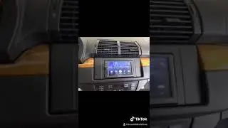 Installed a Sony XAV-AX1000 in a BMW.