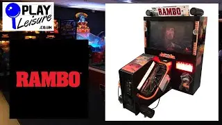 'Live for nothing or die for something'... Sega's Rambo Arcade Machine has arrived at Play Leisure!