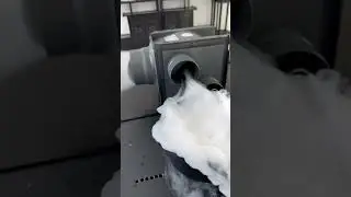Storm inhalation, you have never seen the fan operation video. #simn #duct fan