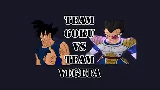 DBZ BT2 - comVScom - Team Goku vs Team Vegeta