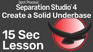 Separation Studio&trade; 4 &mdash; Создание сплошной подложки &mdash; Урок продолжительностью 15 секунд