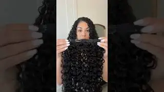 How to install curly extensions #curlyheaven #shorts #curlyextensions