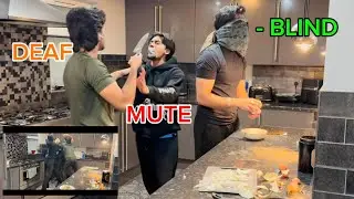 BLIND DEAF MUTE COOKING CHALLENGE - Kingzyn