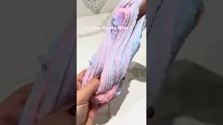 Cotton Candy Bliss slime: soft, fluffy texture with sweet cotton candy scent and pastel vibes 🍭💗