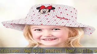 Disney Toddler Sun, Minnie Mouse Kids Bucket Hat and Matching Baseball Cap for Girls
