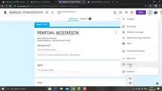 PASSWORD AND FORMLIMITER PADA GOOGLE FORM