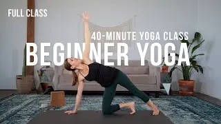 😊 40-Minute Yoga Class for BEGINNERS