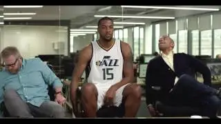 Chair Wars - Derrick Favors of the Utah Jazz Gets Ultra Competitive
