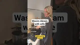 wasim Akram cricketer with wife