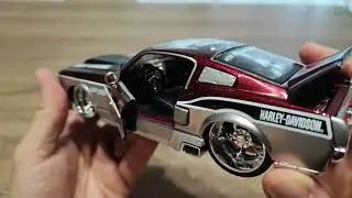UNBOXING MAISTO HD CUSTOM 1:24 Scale Model - 1967 Ford Mustang GT