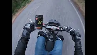X-pro 125cc pit bike, modified taking on some trails. Cool ride in the forest.