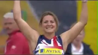 London Grand Prix: Goldie Sayers breaks GB javelin record 2012