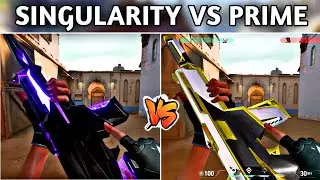 Singularity Phantom VS Prime Phantom Comparison || Which One Is The Best Phantom Skin In Valorant ||