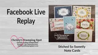 Stitched So Sweetly Note Cards