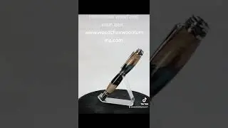 Handmade wood and resin pen.  www.woodchuxwoodturning.com.
