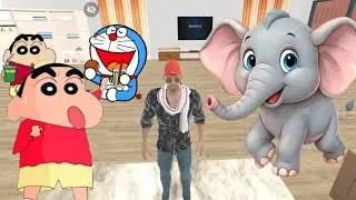 🤩Franklin Laya Baby Elephant For Shinchan 🤩Indian Theft Auto Simulator Game 💥
