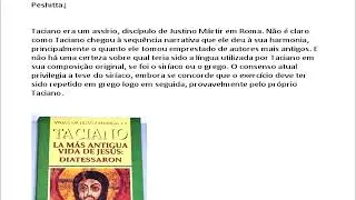 Diatessaron o evangelho mais antigo