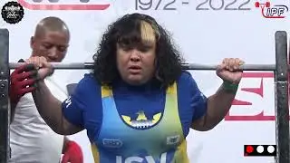 Monique Boddie - 7th Place 565kg Total - 84+kg Class 2022 IPF World Women's Classic