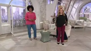 Belle by Kim Gravel Flexibelle 5-Pocket Boot-Cut Jeans on QVC