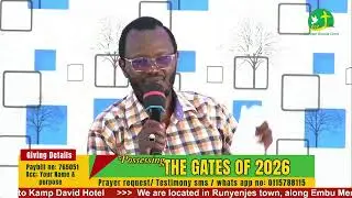 SEASON OF OPEN GATES  || Lunch Hour Day 22 || REV MOSES KIBE