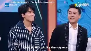 JERRY YAN'S REACTION WITH JIA LING'S CONFESSION IS SO CUTE English Sub (short clip)
