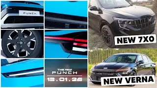 2026 Punch Facelift Launch | xuv 7xo facelift 2026 | Tata Upcoming SUV in 2026 | car sales 2025