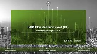 BGP Classful Transport (CT) - Intent based routing use cases