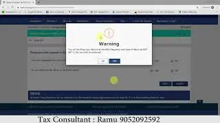 How to enter Sahaj Sugam regular forms in GST Portal step by step by Ramu pola video 4