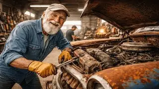 ASMR Car Restoration  Burned Tow Mater Restored with Only $700 😱  Rust to Legend AI