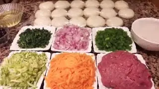 مسمن صغير عامر بالخضر و الكفتة من اروع مايكون 🍽🍽😋😋😋