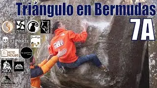 El Tri&aacute;ngulo en Bermudas 7A | Rozas Boulder | Sector Buitrera