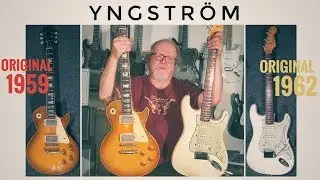 Legendary Blues Artist Clas Yngstr&ouml;m Compares Original 1959 Les Paul to Original 1962 Stratocaster!