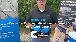 Как проверить готовность CIM-штукатурки ко второму слою. #Гидроизоляция #ГидроизоляционнаяОбработка