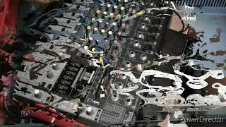 Powered mixer repair..sunog ang transformer...