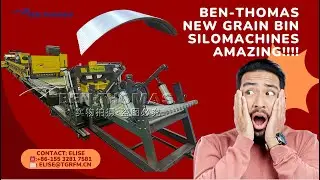Grain Bin Sidewall Rollformer & Curving Unit / Machine produce silo grain storage bin
