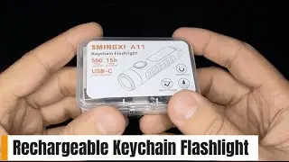 Rechargeable Keychain Flashlight Review &mdash; 500 Lumens Mini EDC Light with USB-C & Magnetic Base