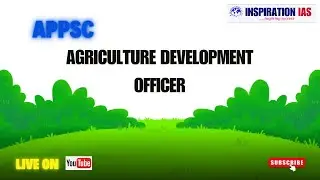 AGRICULTURE DEVELOPMENT OFFICER|  Target APPSC 2025-26  |