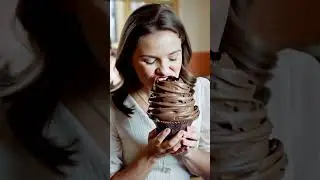 Can you handle this giant cupcake? 🎧👂 #ASMR #ASMRShorts #EatingASMR #GiantCupcake #CupcakeASMR