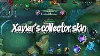 Xavier collector skin gameplay 😩🎈#mobilelegends #mlbbheroes #xaviermlbb #mlbbcreator 