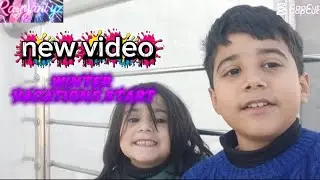 winter vacations start new vlog and house roof cleaning start | Rayyani yz