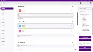 Moodle: Estructura de un aula virtual