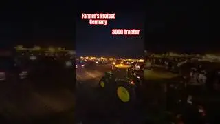MASSIVE FARMER PROTEST IN Germany #ytshorts #farmer #germany #viralvideos #tractor #today #world