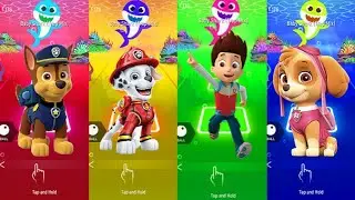 Paw Patrol Team Sky vs Ryder vs Rublle vs Chase Coffin Dance Music Tiles hop Edm Rush