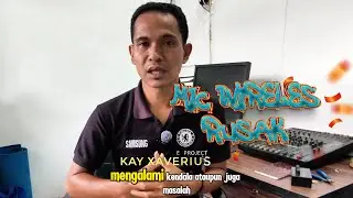 Cara Memperbaiki Microphone Wireless Vlog Mixio W14 Rusak | Mic Tidak Nyala, Tidak Terdeteksi
