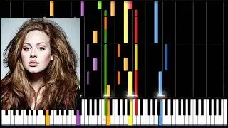 Adele - Chasing pavements (Piano Tutorial)
