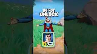 Do NOT Unlock The Superman Outfit.