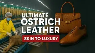 Ostrich Leather Processing | How Ostrich Skin Becomes Luxury Products (Full Process)