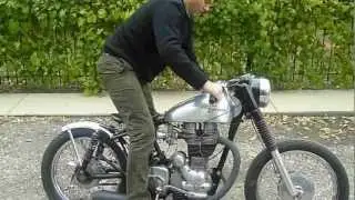 Royal Enfield 1995 Bullet Bobber Starting