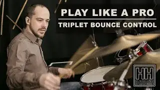 Drum Lesson # 63 - Play Like A Pro - Triplet Bounce Control - Better Drums - Drum Instruction
